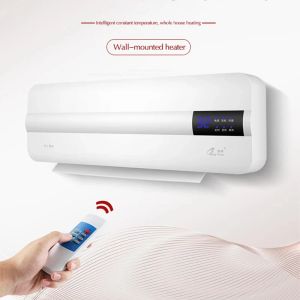 Fans Energysaving Wall Air Conditioner och Heater Fan Home Luft Konditionering Sovsal Timing Gratis installation Remote Control 220V