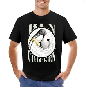 Polos da uomo T-shirt di pollo per pollo abiti hippie di grandi dimensioni plus size