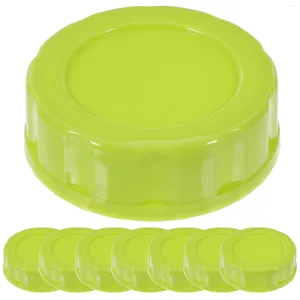 Vases 8 Pcs Glass Milk Bottles Baby Seal Cap Caps Sealing Lids Replacement Plastic Leak-proof