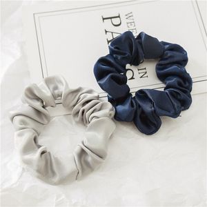 Solid Color Hair Rope Small Intestine Hair Ring Elastic Hair Scrunchies 1PCS