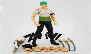 Anime One Piece Roronoa Zoro passato Blue variabile in scatola da 18 cm PVC Figure Azione Collezione Modello Toys Bambola Regalo X0503306K2769820