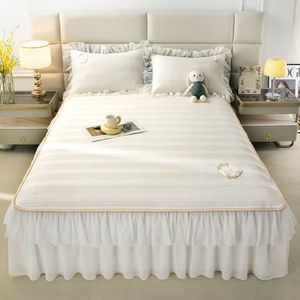 AI WINSURE SUMMER LATEX COOLING BEDOPREAD FÖR SOVROOM QUILDED SOLE BED KOLT Sheet With 2 Pillow Covers Queen King 3PCS