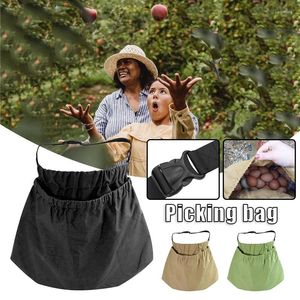 Storage Bags Garden Tool Fruits Mushroom Collection Belt Gardening Apron Set Pockets Pouch Organizer