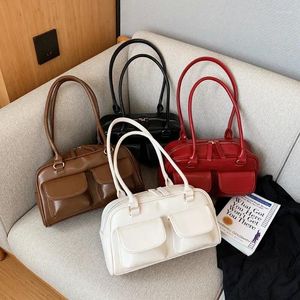 Tapetes sacos de ombro de alta qualidade para mulheres bolsas de moda de marca e designer de bolsa axilas casuais de bolso duplo