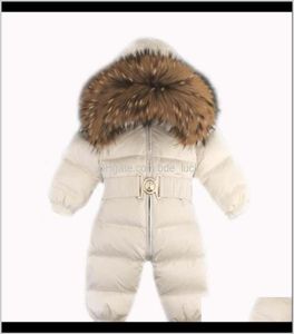 OverallsSrompers Clothing Baby Entbindlichkeitsborn Winter Strampler Snowsuan Säuglingsmantel Kinder Schnee tragen Ente Down COA5609922