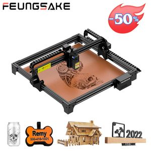 Laser Engraving And Cutting Machine 650*500mm Logo Wood Marking Printer 20W Laser Engraver On Leather Cnc Machine