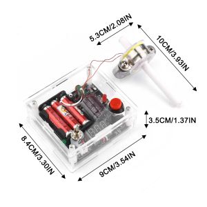 電磁ガンDIY​​はんだ付け練習キット電子ミニマグネットシューターDIYキットコイルガンおもちゃキットファンはんだめプロジェクトKI