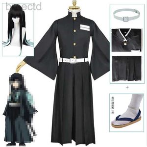 Costumes de anime Tokitou Muichirou Cosplay Costume Wig Shoes para crianças adultas conjuntos de anime uniforme de anime Setty de Halloween