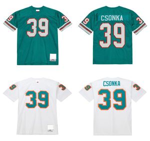 Maglie da calcio cucite 39 Larry Csonka 1972 1973 MESH Legacy Retro Classics Retro Classics Men Women Yourth S-6xl