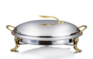 stainless steel alcohol stove household commercial small chafing dish solid fuel boilersmall dry pot apple pot 2024cm18820854