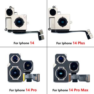 Оригинальный 100% протестирован для iPhone 11 14 Pro Max Back Back Module Module Flex + передняя замена камеры для iPhone 14 Plus