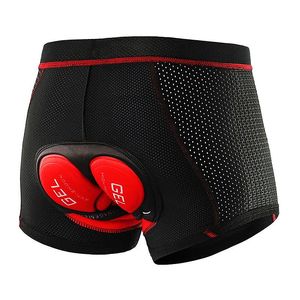 Pantaloncini per ciclismo traspirante fualrny biancheria intima in bicicletta da geltto 5d shock -shock biciclette sottoppant mtb road bike mutande uomo cortometraggi 240322