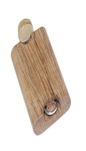 COURNOT Natural Wood Dugout With Ceramic One Hitter Bat Pipe 4678MM Mini Wooden Dugout Box Smoke Pipes Accessories9263181