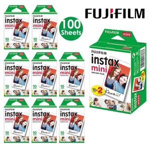 Fujifilm Instax Mini Film White Edge 10 -100 Film PO -Papier für Fuji Instant Po Camera Mini 12 11 Mini 9 8 7S 70 240410