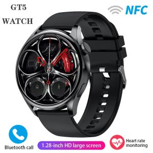 Watches Xiaomi Mijia Smart Watch Men NFC Access Control Voice Assistant Heart Rate Monitor Women Bluetooth Call Waterproof Fitness Watch