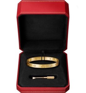 Womens Armband 18K Gold Armband Herren Diamant Mode Neue Rosengold Edelstahl Designer Armbänder Juwelier Luxusarmbrakelete Charm Armband1202919