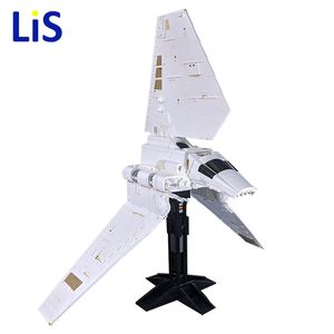 MOC -Bausteine 10212 Weltraumkriege Imperial Shuttle Set mit Figuren Brick Toy Model Kit Bildungsspielzeug für Kinder Geschenk