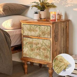 Hintergrundbilder Natur gelbe Blumenschale und Stick Tapete Vintage Abnehmbare Möbelschrank Aufkleber Selbstkleber Schlafzimmer Wohnkultur