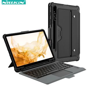 Keyboards Nillkin Bumper Combo Keyboard Case for Samsung Galaxy Tab S8 / S8 5G, 3 in 1 Back Cover with Bluetooth Keyboard