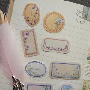 Opakowanie prezentów 44pcs miękki kolor różowy zielony żółty niebieski mesja projektowy papier papierowy naklejki na scrapbooking DIY Dekoracja