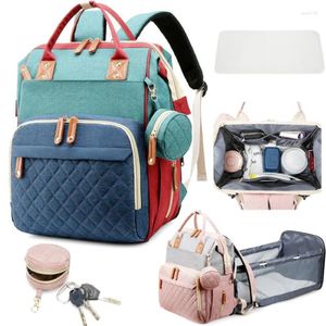 School Bags Fashion Mummy Maternity Baby Diaper Nappy Large Capacity Travel Backpack Mom Nursing For Care Women Pregnant Polyester253Q