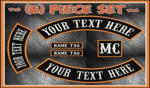 Nozioni di cucitura personalizzate biker rocker ricamato patch emblem in ferro su giacca mc bicchiere patch1163064