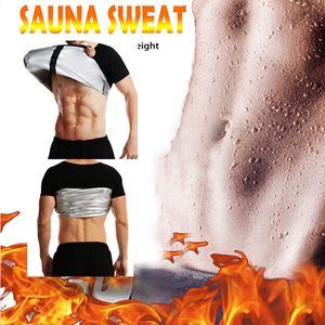 Aiithuug Sauna serve para homens corpora corpora espartilho quente suor quente como topo de porco de ginástica short shorts de manga