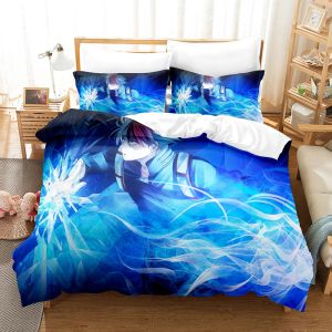 Anime Bedding Set My Hero Academia Quilt Duvet Cover Sets No Sheet Home Decor Single Queen King Size Gift Cute Kids Cartoon