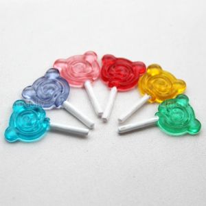 6PCS 1/6 Scale Miniature Dollhouse Lollipop Model Pretend Play Barbies Doll Food Accessories Toy