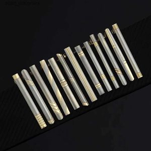 Tie Clips Mens Fashion Matte Classic 6cm Sutra Hair Pin Clip y240411