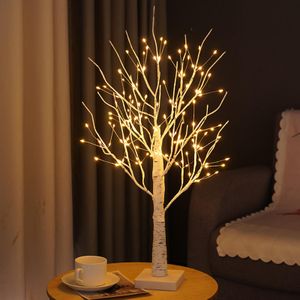 Luci notturne a led mini albero di Natale lampada ghirlanda a corda fata regali per bambini chiari casa decorazione per interni decorazione natalizia