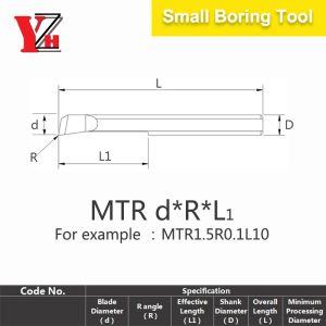 MTR MUR MXR MNR MFR MGR MKR MZR MIR MPR MQR Carbide Lathe Boring Cutter Internal Turning Tool Copying Small Hole 4mm 5mm 6mm8mm