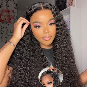 Glueless Wear and Go Wigs for Black Women Human Hair Glueless Wigs Human Hair Pre Plucked Deep Wave Lace Front Wigs 5x5 hd lace closure wigs