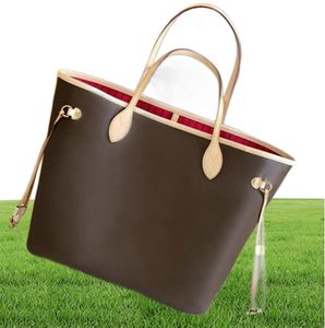 Högkvalitetskvalitet Kvinnor Shopping Bag Handväska Designer axelväska Datumkod Serienummer Checker Tote Grid Flower2518544
