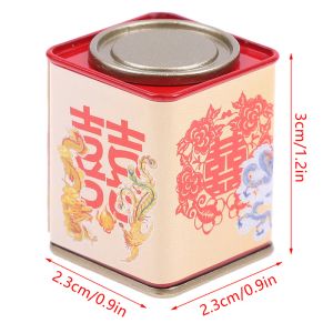 1pcs 1:12 DollHouse miniatura Cookie Jar Box Candy Tank Tank Piggy Bank Home Modelo Decoração de brinquedo DOLL HOURS Acessórios