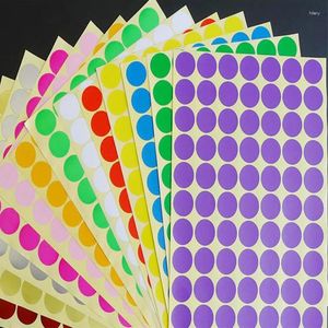 Gift Wrap 6mm/8mm/10mm/13mm/16mm/19mm/25mm/32mm klistermärke Etikett Tag Circles Round Code Stickers Scrapbooking Self Adhesive Sticky Etiketter