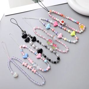 Новый корейский мобильный телефон Lanyard Charm Chain Chaine Mobile Phone Phone Chace Case Case Strap Brap.