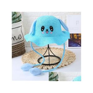 Caps Hats Childrens Sun Hat Summer Mens And Womens Block St Cute That Move The Ears Drop Delivery Baby Kids Maternity Accessories Otsvj
