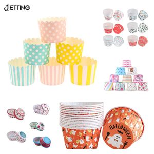 Cupcake Paper Cups Wrapper Baking Cup Set Bakery Party Supplies Wedding Cake Mold Muffin Cupcake Liners Decorating Molds