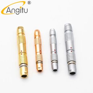 Connectors Gold Rose Gold Fgg Phg 0b 1b Aviator 4pin Plug Socket Pushpull Self Locking for Diy Usb Keyboard Cable, Audio Cable