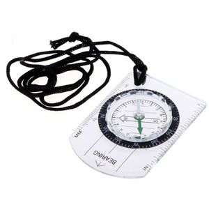 Mini Scala della mappa militare Riglo Outdoor Camping Excuting Cycling Geological Baseplate Compass con Lanyard Scout4987226