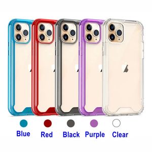 Military Grade Anti-Drop Cases Transparent Acrylic TPU Shockproof For iPhone 15 14 13 12 11 Pro XR XS Max X 8 Plus Samsung S21 S23 FE S22 S24 Ultra A05 A05S A15 A25 A35 A55