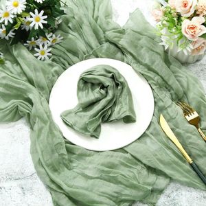 Table Cloth Practical Square Table Napkin Dining Room Semi-Sheer Cheesecloth Napkin Decor for Daily Use