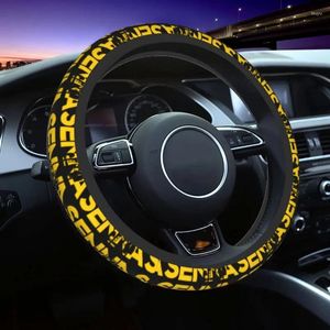 ステアリングホイールカバー37-38車カバーAyrton Senna Motorcycles Elastic Car Styling Elastischeアクセサリー