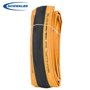SCHWALBE ONE 28 Inch 30-622 28x1.20 700x30C All-round Road Bike Yellow Edge Folding Racing Tire 65-100PSI Bicycle Cycling Parts