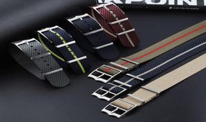 Nylon Nato Strap Premium Seatbelt Watchband 20mm 22m Militär sport armbandsersättning för Tudor Watch Accessories H09159343421576779