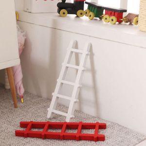 1:12 DollHouse Miniature Ladder Furniture Toys Magic Tooth Fairy Door Toys for Kids Mini Scape Acessório