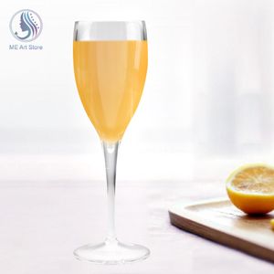 1 pezzi in bicchiere di vino feste in champagne calice cocktail acrilico flauti tazza di calice di gemella in plastica tazze da whisky