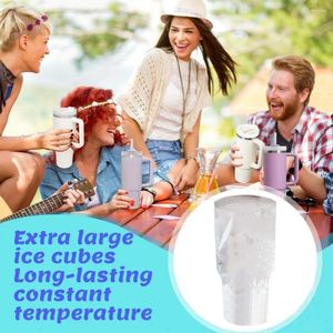 Stampi da cottura versatile bevande accessori per alimenti in silicone stampo ghiaccio vassoio cubo privo di BPA con coperchio per bevande congelatori 30