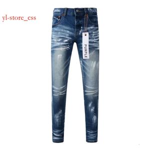 Jeans viola jeans jeans per buco della moda maschile skinny viola marca skinny jeans di alta qualità jeans slim fit alla moda foro patchwork strappato tutti i jeans viola 6866